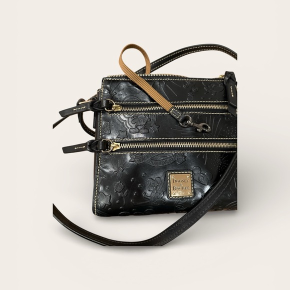 Dooney & Bourke Embossed Black Crossbody Bag - Picture 8 of 11